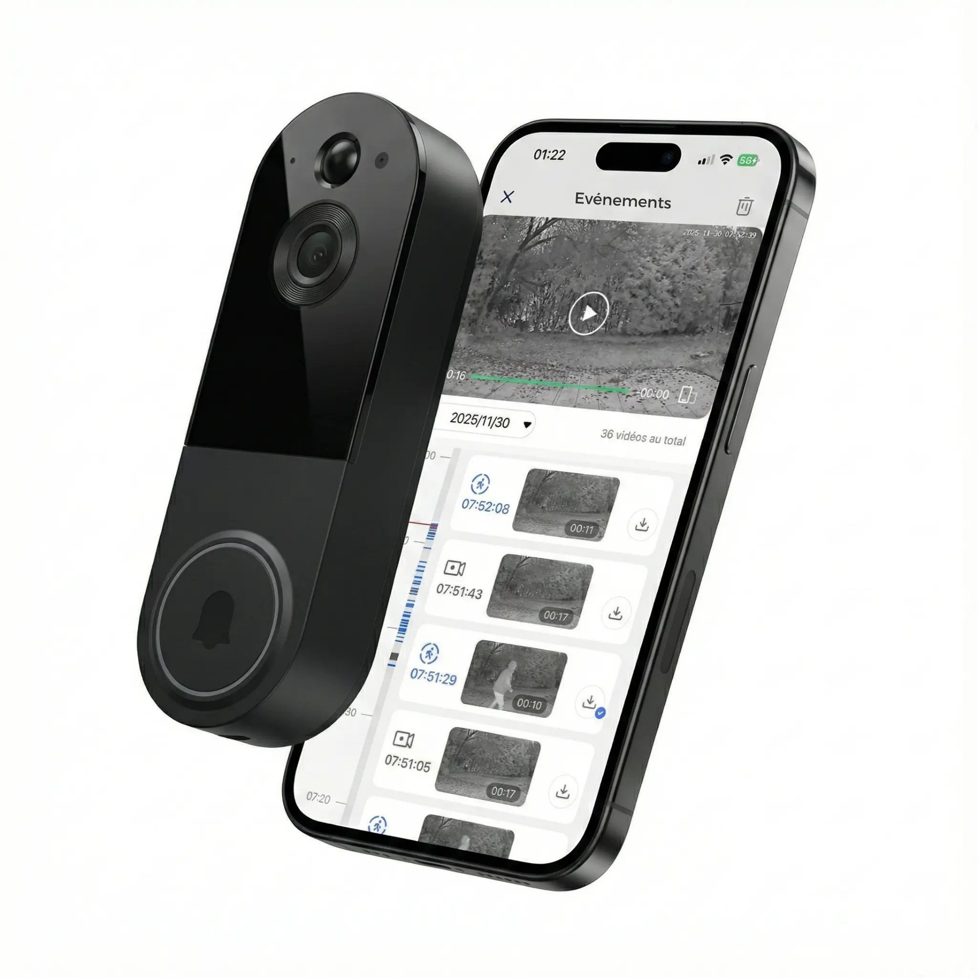 Sonnette Vidéo Intelligente – Certif Safe